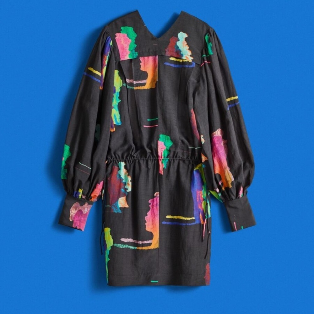 H&M Studio Collection Balloon Sleeved Tunic Dress